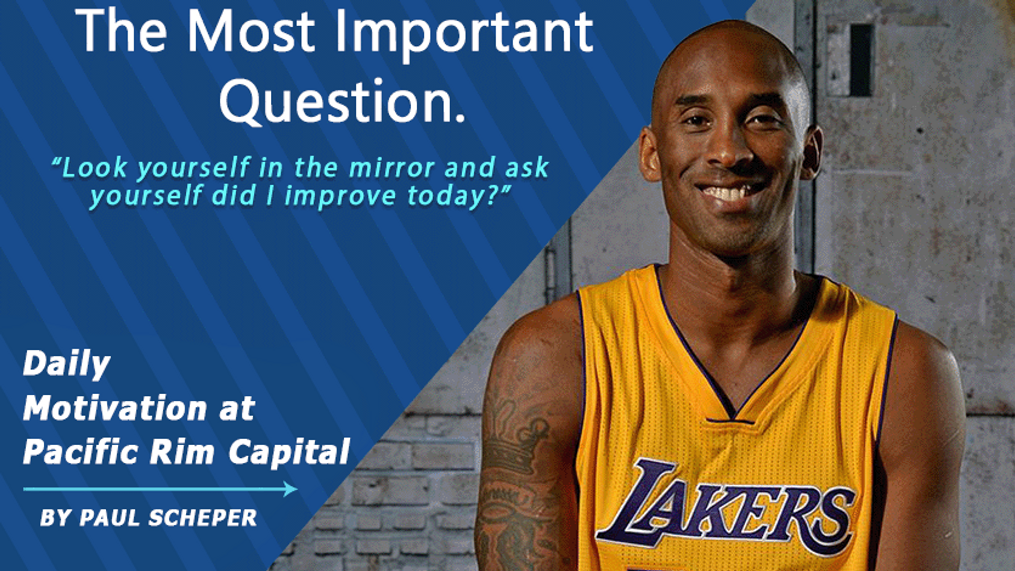 Kobe: Most Important Question